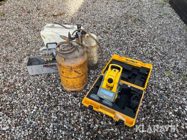 Total station, tryktank, suger LOT