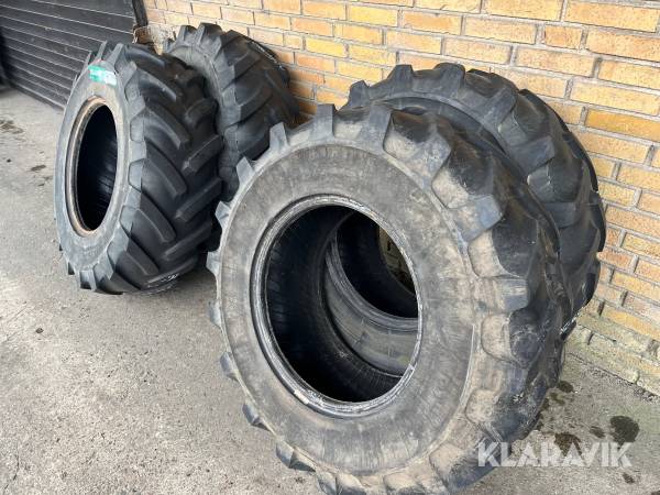 4 dæk 335/80 20. “ Michelin