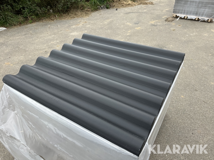 Bølgeplade 150styk Euronit 700T FK Sort