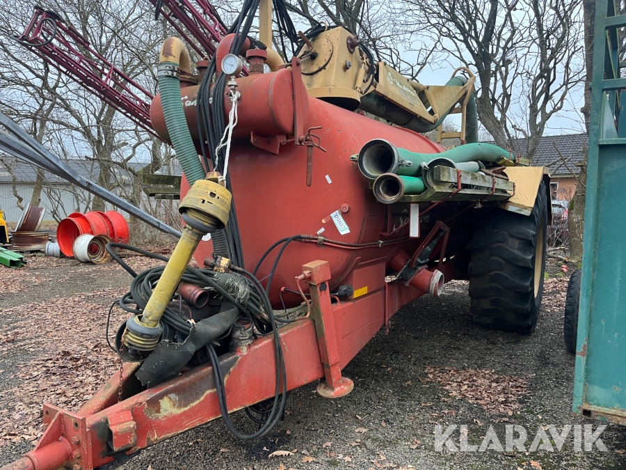 Slamsuger Samson 10.000 liter med Battioni Pagani pumpe