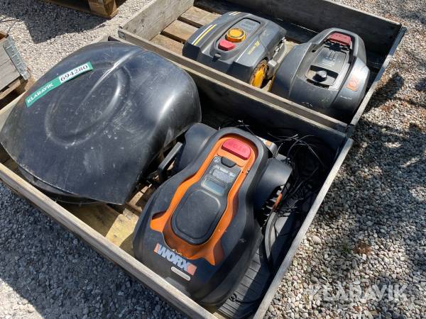 Robotplæneklipper 4 stk