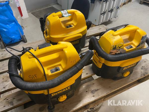 Støvsugere DeWalt DC500 a GB/QW 3 stk