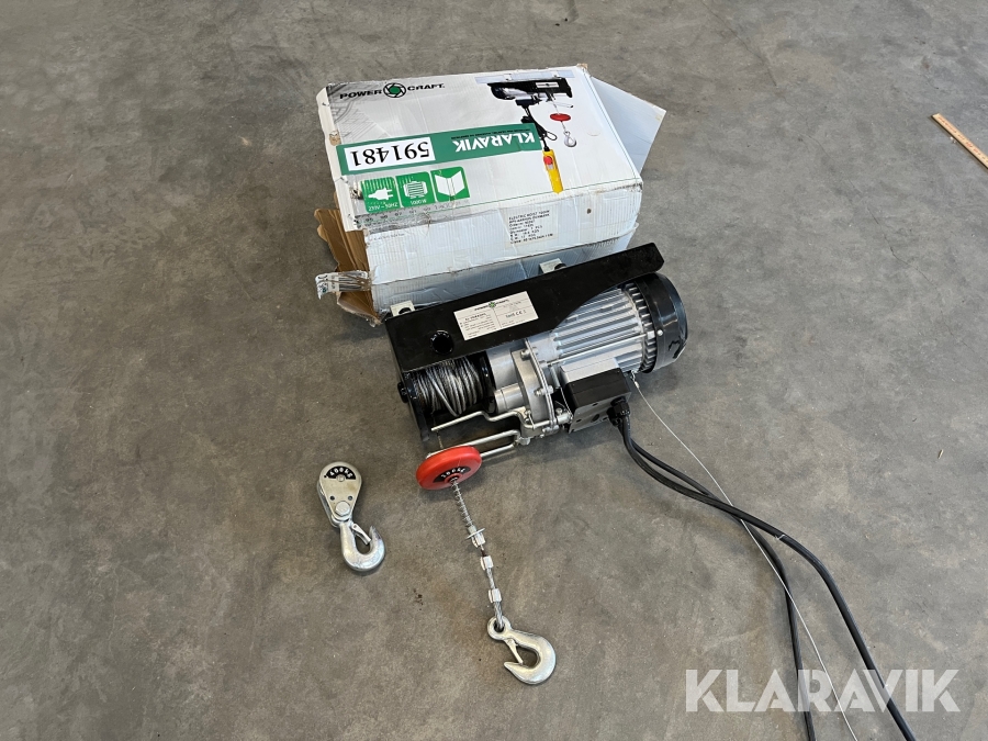 El-trækspil Power craft med wire