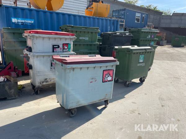 Affaldscontainere 24 styk