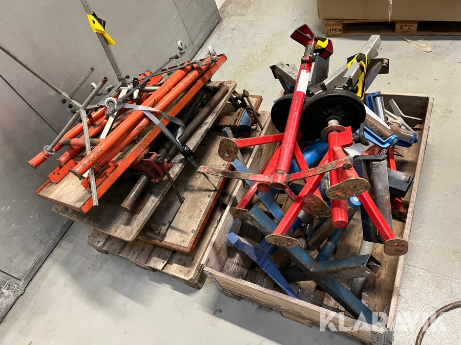 Arbejdsborde og bukke/ruller