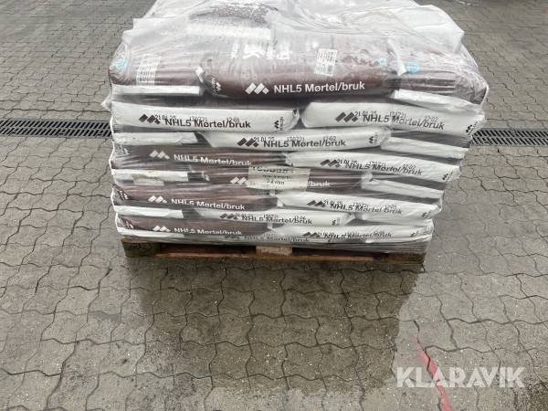 Mørtel nhl 5 0-2 mm 20kg 54 poser